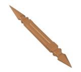 Golden Oak Flat Back Roof Spire