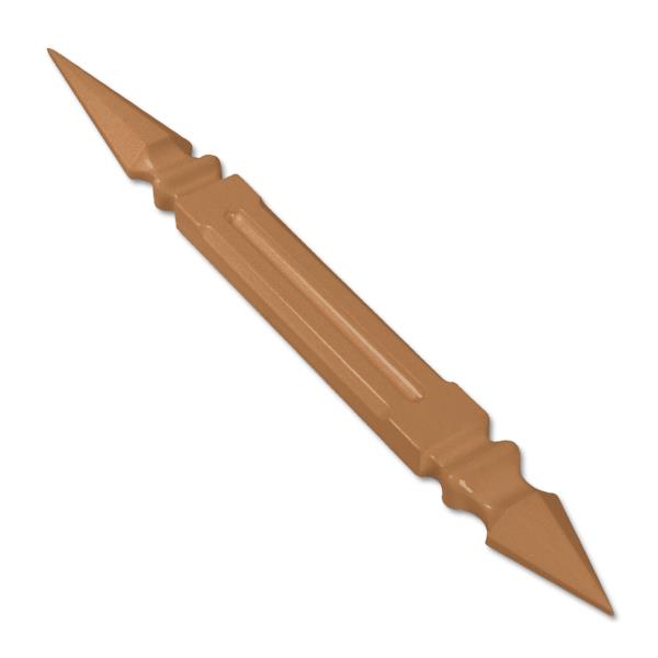 Golden Oak Flat Back Roof Spire
