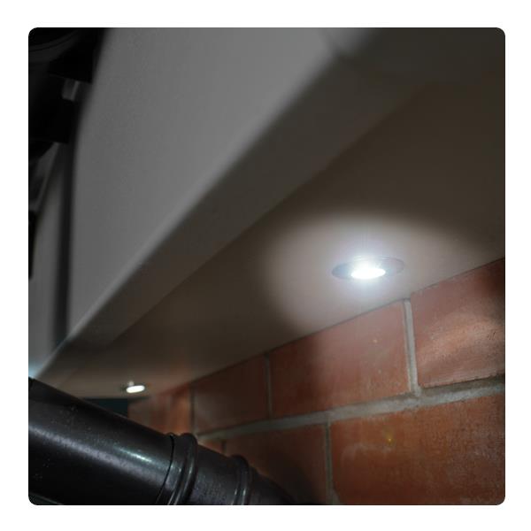 Soffit Light Installed