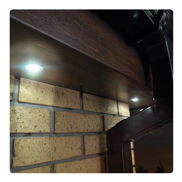 Soffit Light Installed