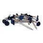 Blue Polytop Pins & Nails