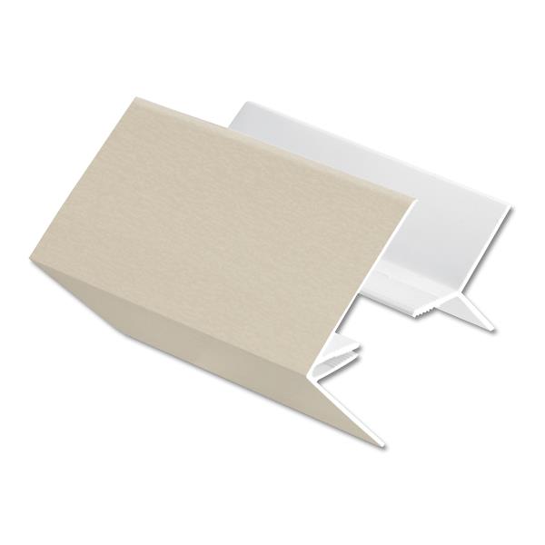 2-Part External Corner Cladding Trim Cream