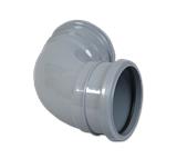 90 Soilpipe Bend Double Socket Grey