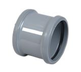 Pipe Coupling Double Socket Grey