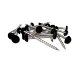 Plastic Headed Pins and Nails Black