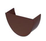 uPVC Brown High Capacity Gutter Stop Ends