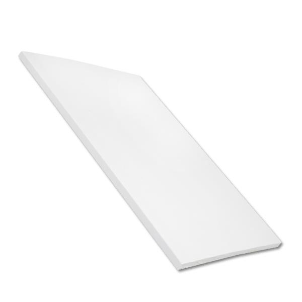 125mm Soffit Utility Reveal 2m Length White Skirting PVC Plastic Flat Board