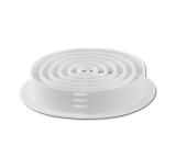 White Soffit Disc Vents