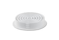 White Soffit Disc Vents