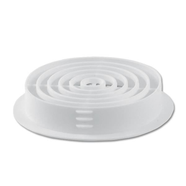 White Soffit Disc Vents