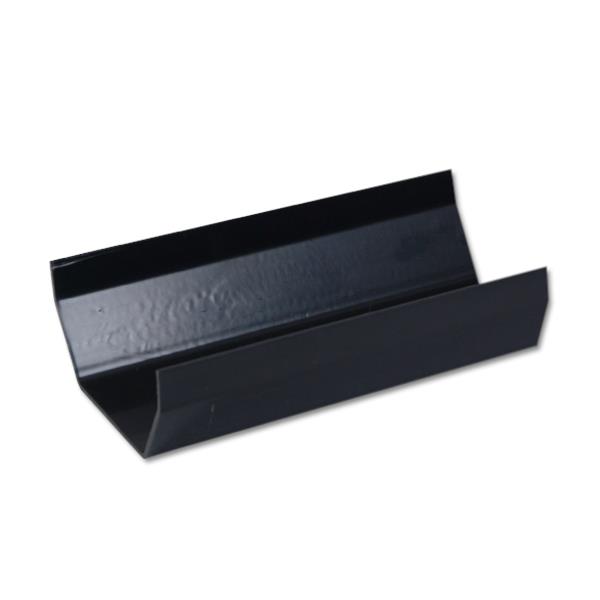 FloPlast uPVC Black Square Gutter | DirectPlastics.com