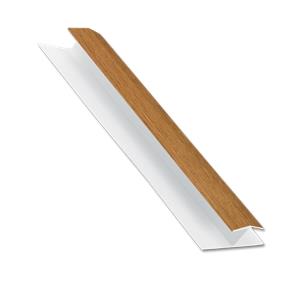 uPVC Irish Oak Cladding Centre Joint Trim | DirectPlastics.com