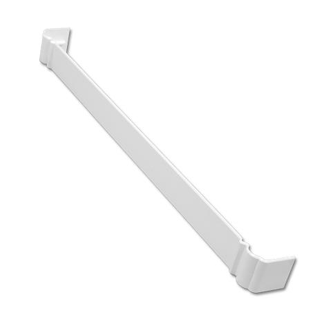 White Ogee Fascia Joint Double Ended 500mm