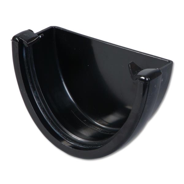 FloPlast Black HighCapacity Gutter StopEnd