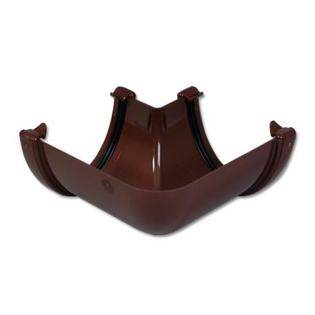 uPVC Brown High Capacity Gutter Angle