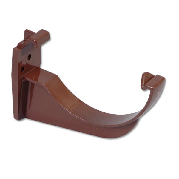 uPVC Brown HalfRound Gutter Fascia Bracket